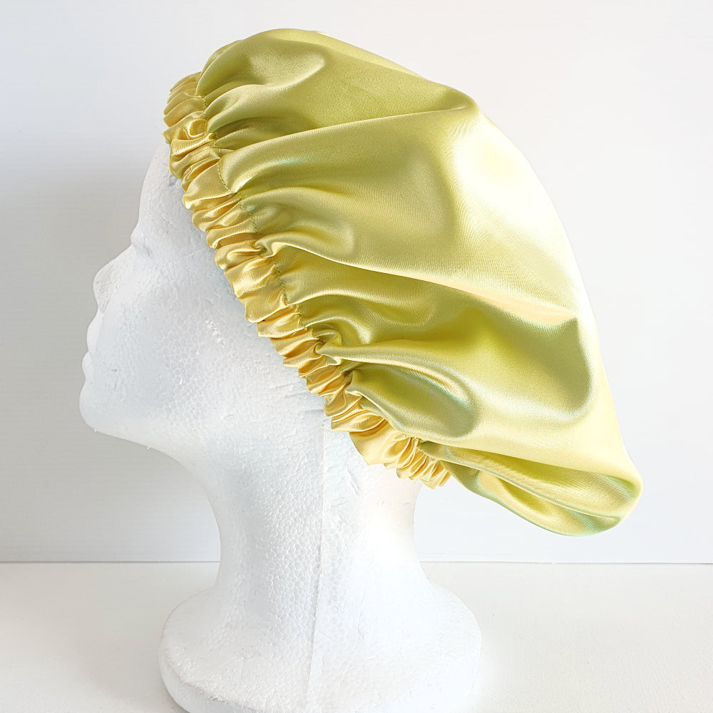 NightCap for short hair - Lemon/White