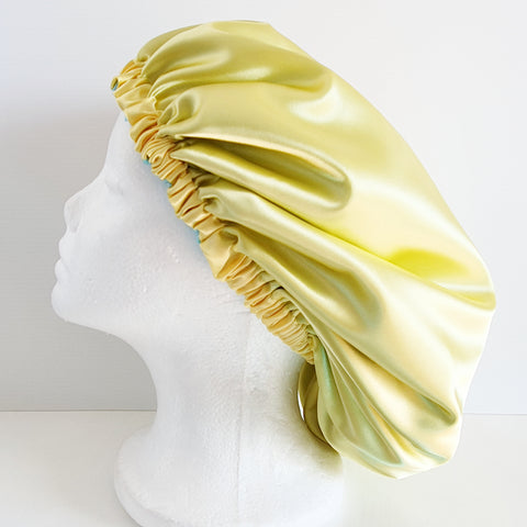 NightCap for mid-length hair - Lemon/White