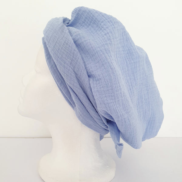 PlopCap - Muslin - Baby Blue