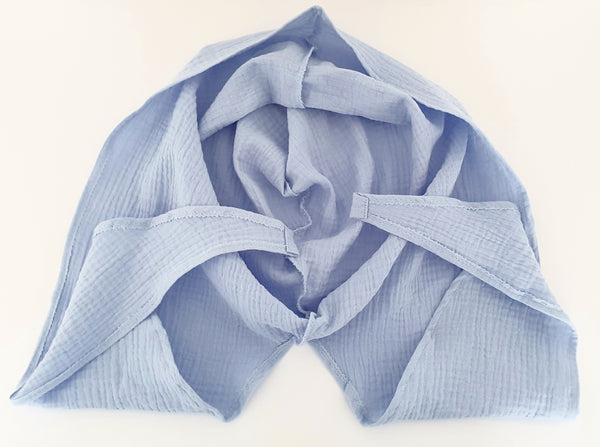 PlopCap - Muslin - Baby Blue