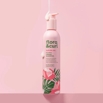 FLORA & CURL - Rose Water Cream Shampoo