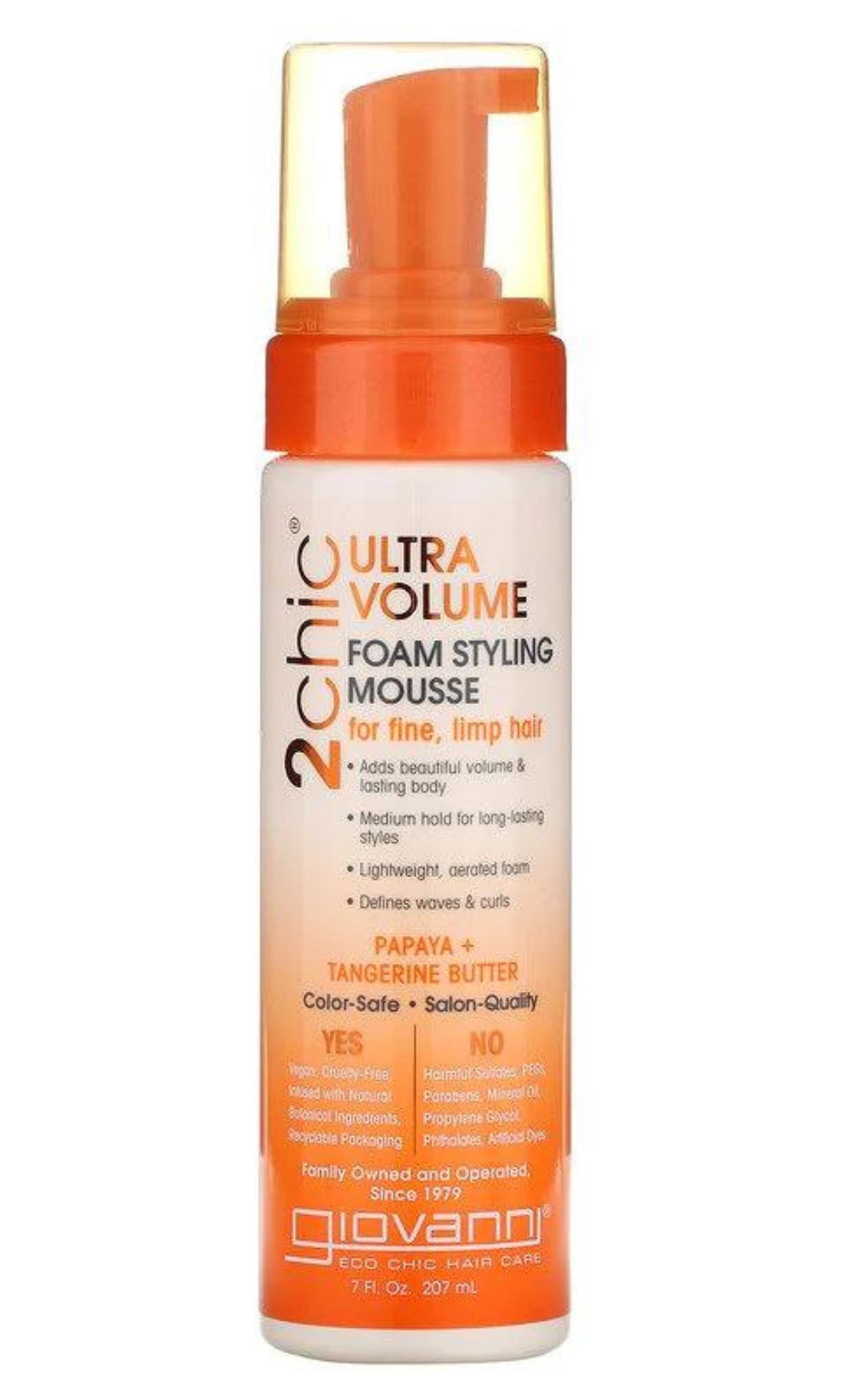 Giovanni, 2 Chic Ultra Volume Foam Styling Mousse