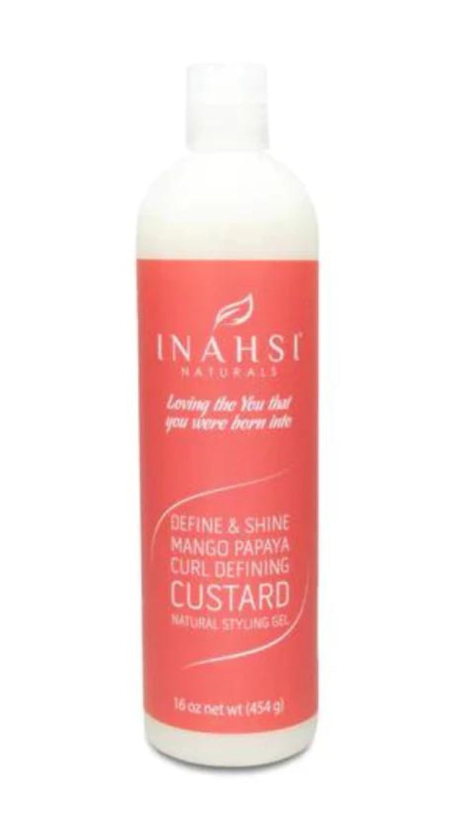INAHSI Define & Shine Mango Papaya Curl Custard Constant Curls