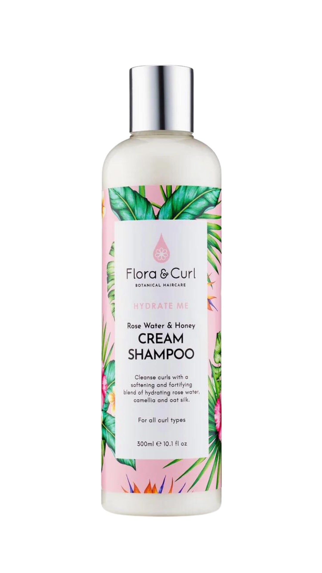 FLORA & CURL - Rose Water & Honey Cream Shampoo